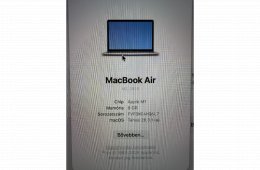 MacBook Air M1 (2020) 8/256GB - 100% AKKU! - Kihasználatlanság miatt eladó