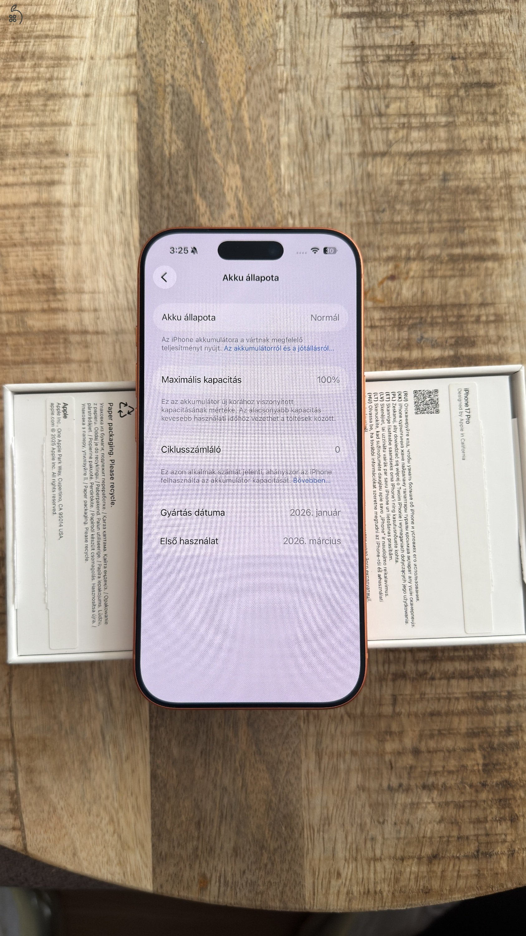 iPhone 17 Pro Cosmic Orange 256Gb One