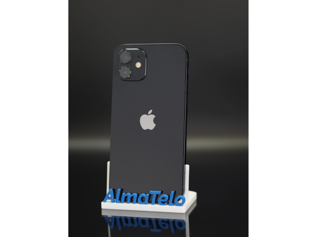 Apple iPhone 12 64 GB Black 100% akku - 12 HÓ GARANCIA