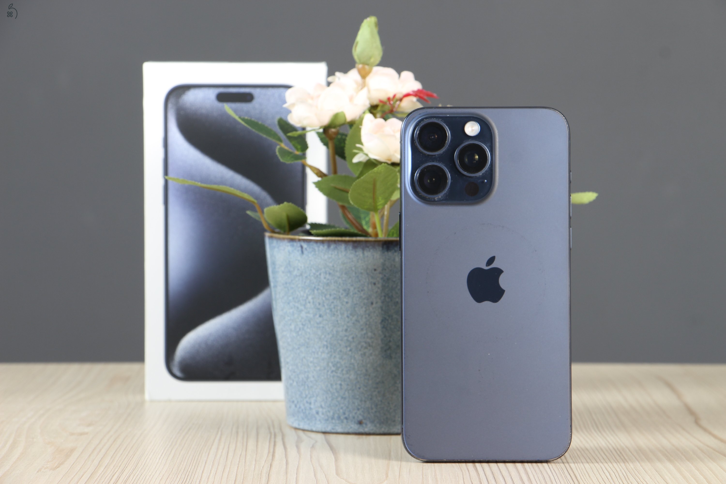 Apple iPhone 15 Pro Max 256GB Blue Titanium C+ US-7929