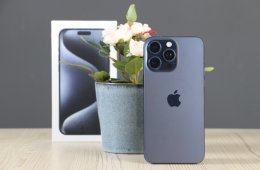 Apple iPhone 15 Pro Max 256GB Blue Titanium C+ US-7929