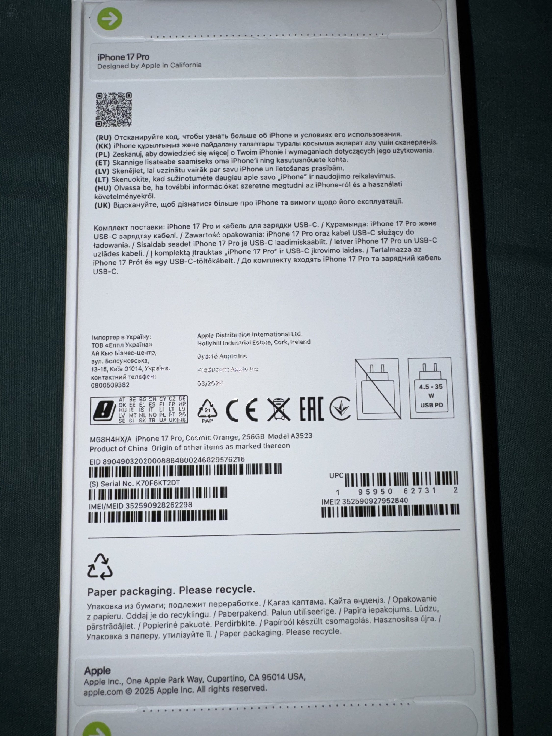 Bontatlan Iphone 17 pro