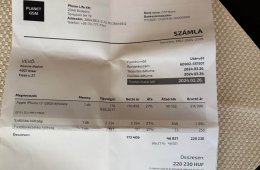 Apple Iphone 13 128GB éjfekete