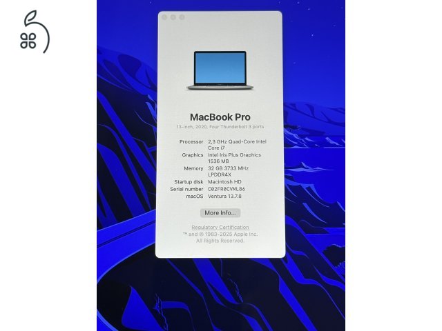 MacBook Pro 2020 CTO 32/1Tb touchbar