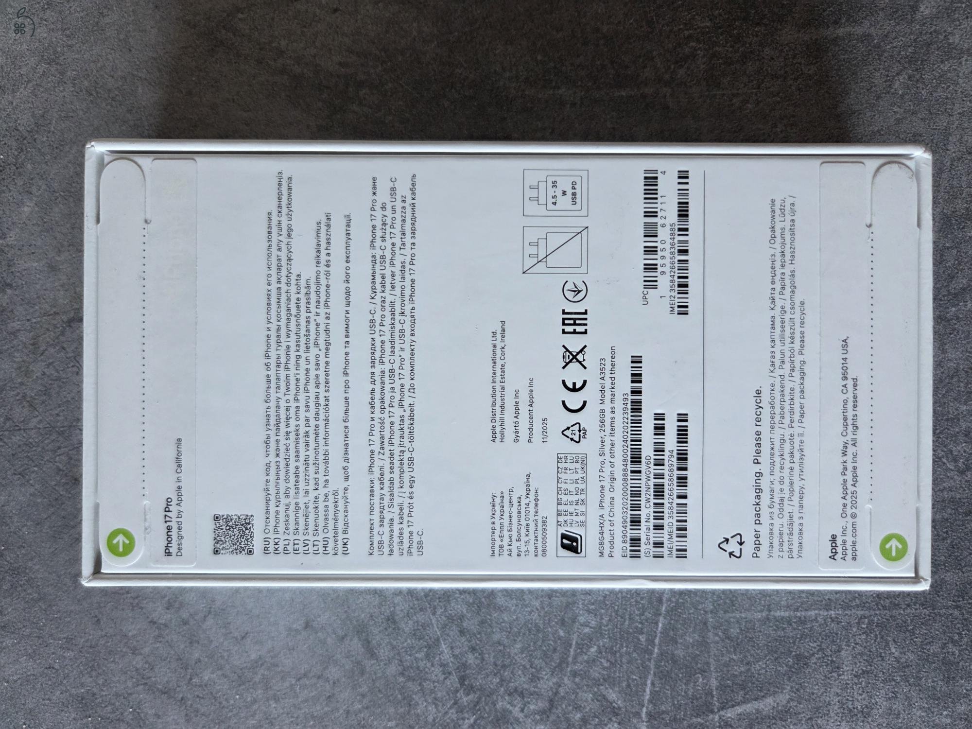 Iphone 17 Pro Garanciával