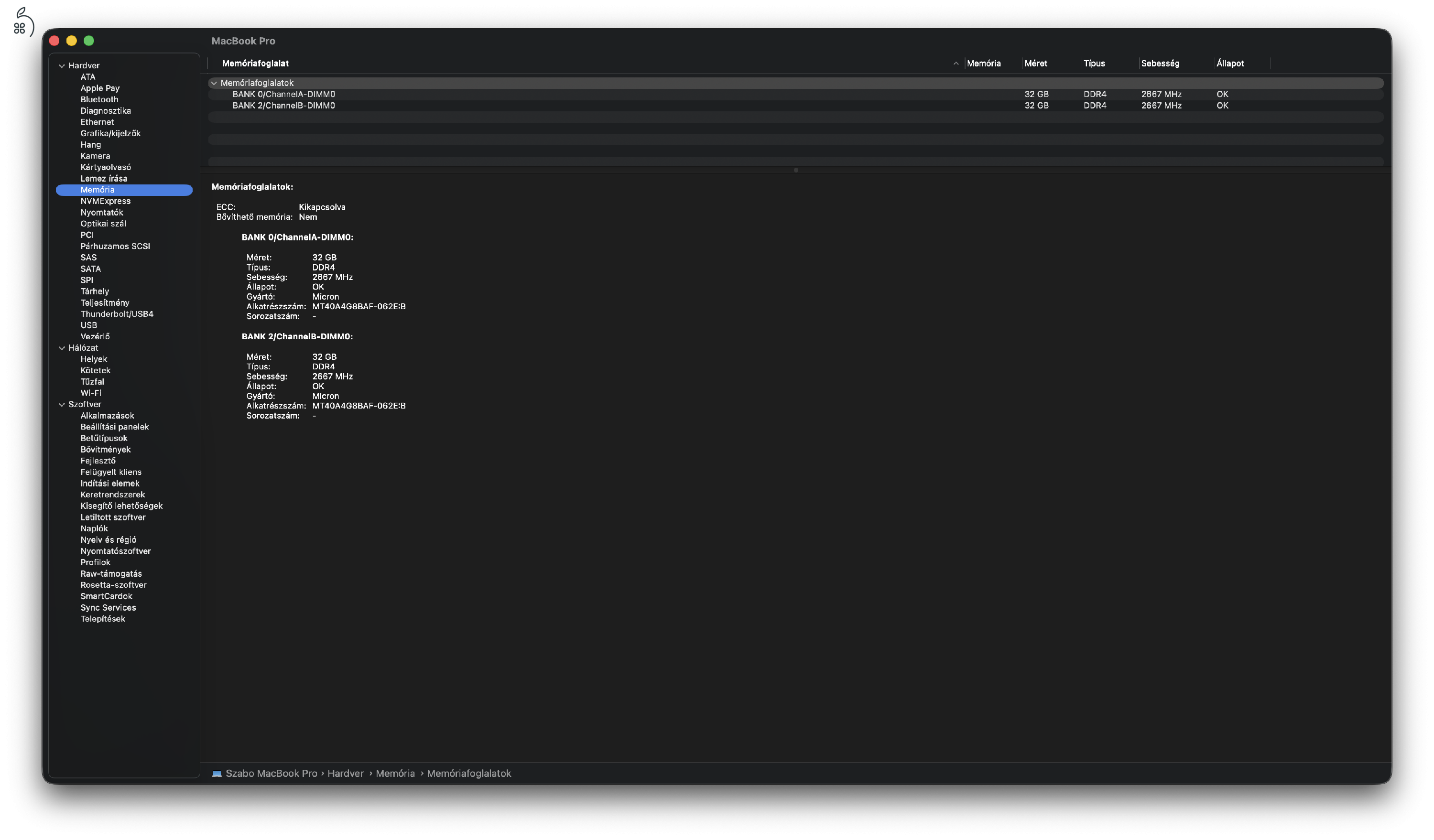 Apple MacBook Pro 16” (2019) – i9 / 64GB RAM / Radeon 5500M