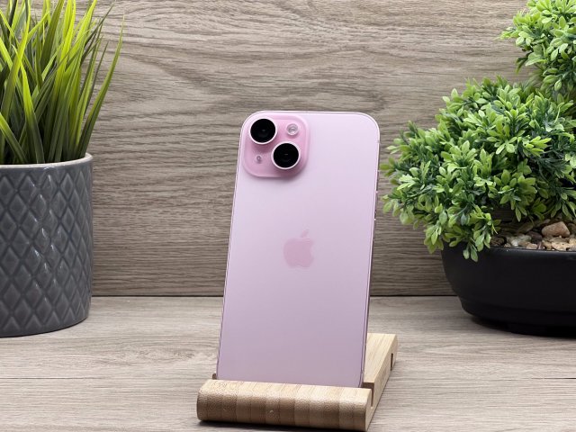 iPhone 15 Pink 128GB 2 ÉV Garanciával 89%