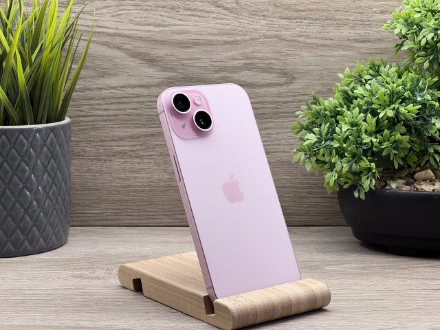 iPhone 15 Pink 128GB 2 ÉV Garanciával 89%