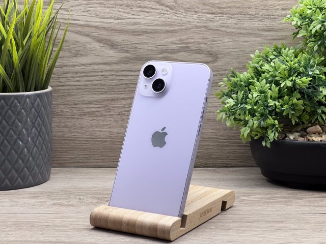iPhone 14 Purple 128GB 2 ÉV Garanciával 100%