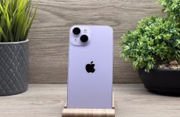 iPhone 14 Purple 128GB 2 ÉV Garanciával 100%