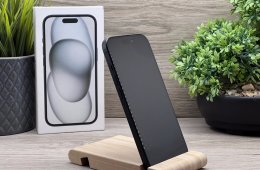 iPhone 15 Black 128GB 2 ÉV Garanciával