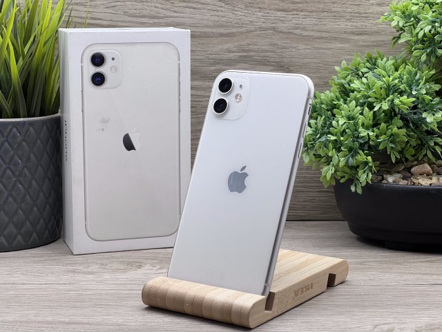 iPhone 11 White 128GB 2 ÉV Garanciával 100%