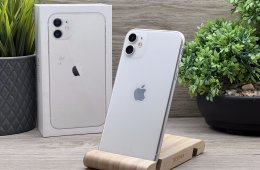 iPhone 11 White 128GB 2 ÉV Garanciával 100%