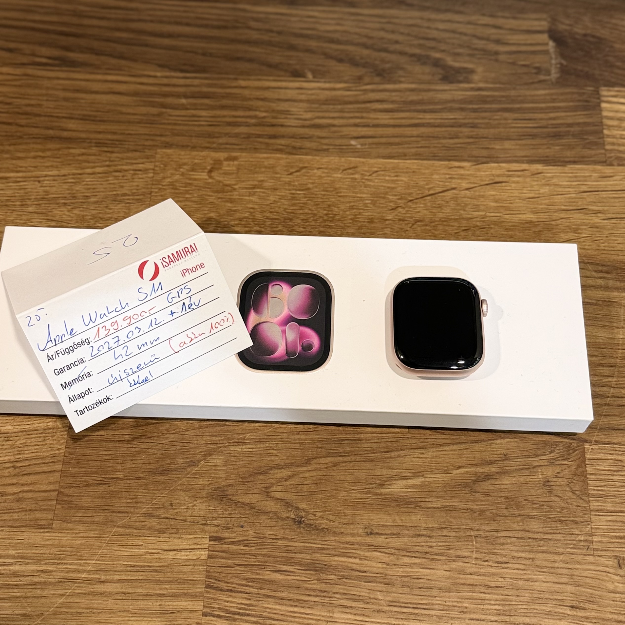 Apple Watch Series 11 - GPS - 42mm - Rosegold - Akku 100% ( 25.)
