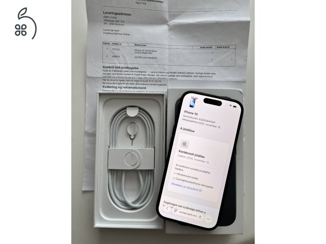 iPhone 16 128GB Apple garancia! Akku 100%!