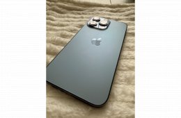 iPhone 13 Pro Sierra blue 128GB - 100% akku, 2026 május közepéig garanciás, tökéletes állapot