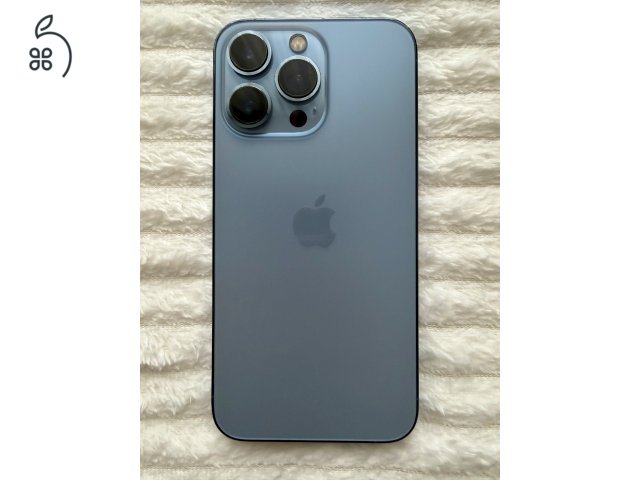 iPhone 13 Pro Sierra blue 128GB - 100% akku, 2026 május közepéig garanciás, tökéletes állapot