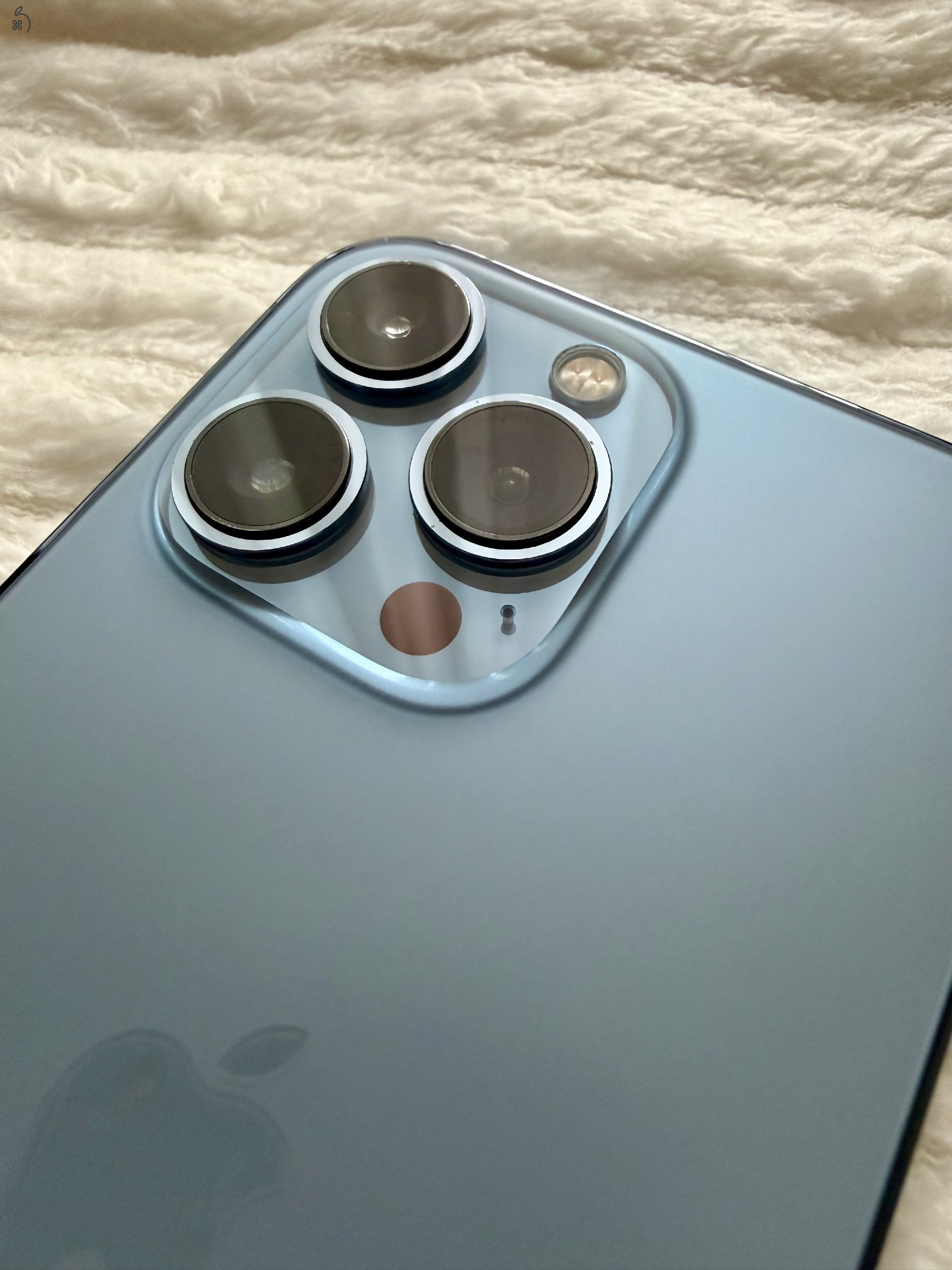 iPhone 13 Pro Sierra blue 128GB - 100% akku, 2026 május közepéig garanciás, tökéletes állapot