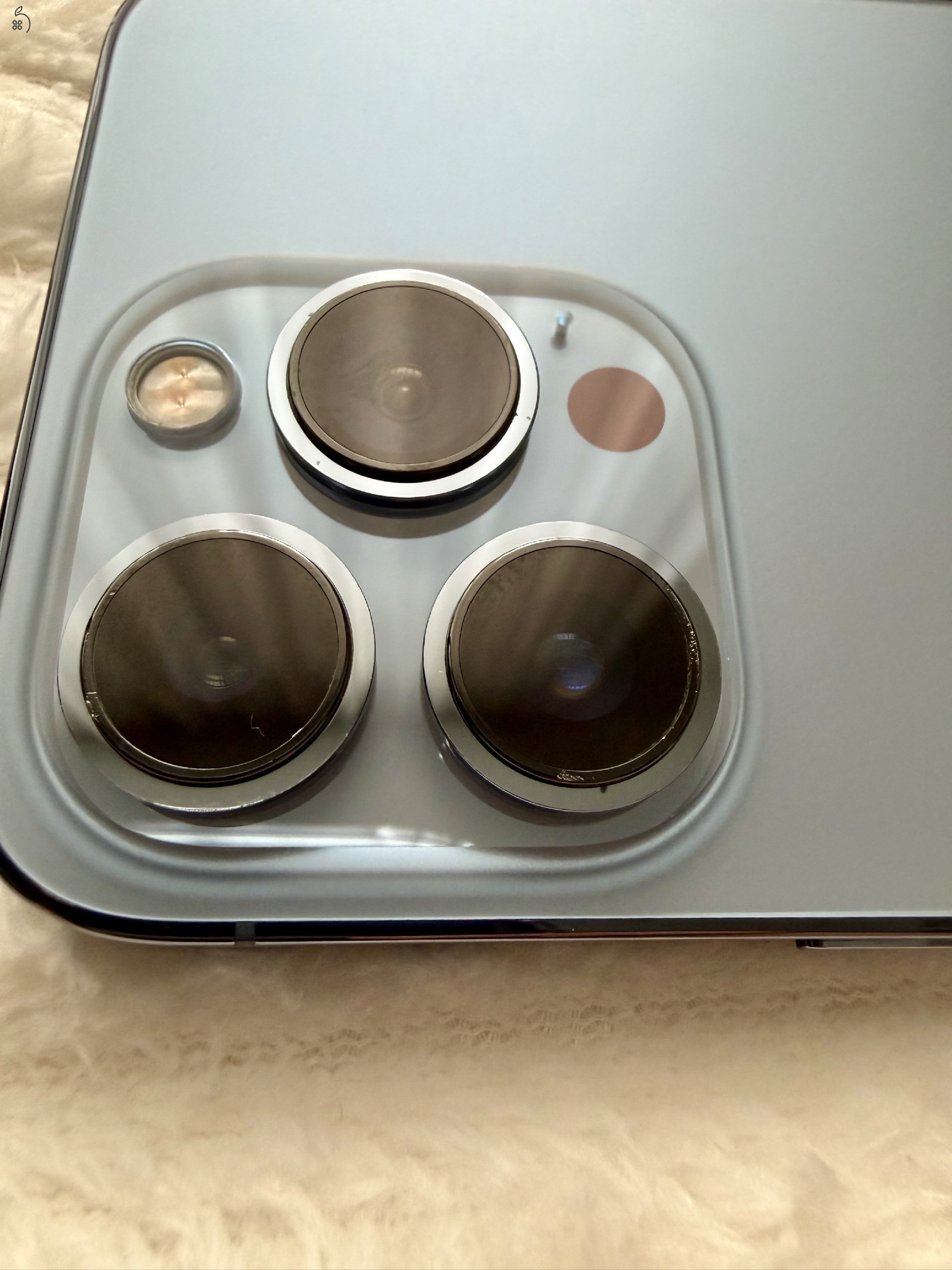 iPhone 13 Pro Sierra blue 128GB - 100% akku, 2026 május közepéig garanciás, tökéletes állapot