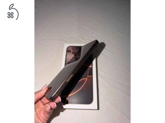 iPhone 16 Pro Max 256GB Desert Titanium - Hibátlan - 98% Akku