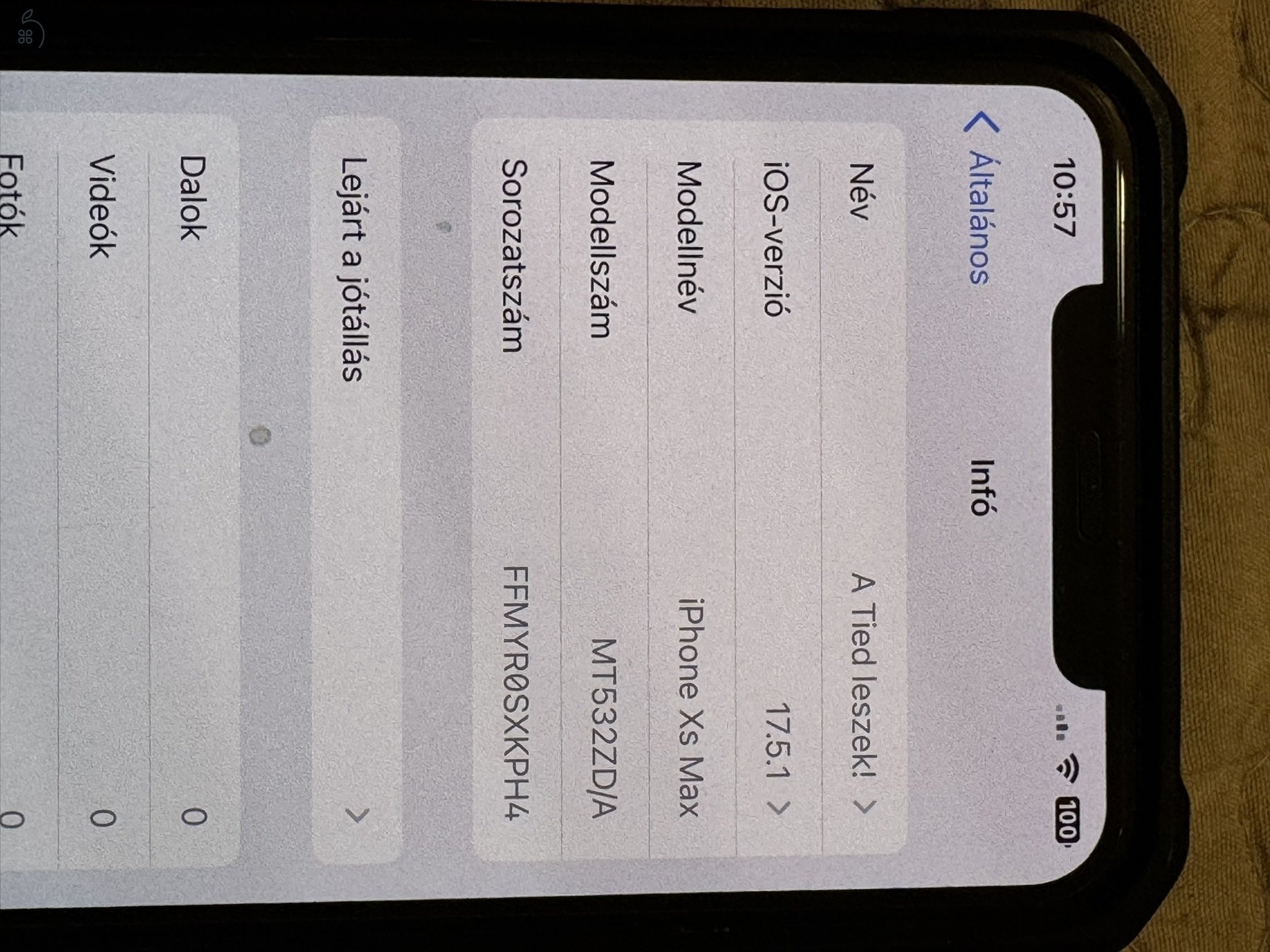 ÉRINTS MEG! iPhone XS Max 256 GB Space Grey, szép állapot, jó aksi!