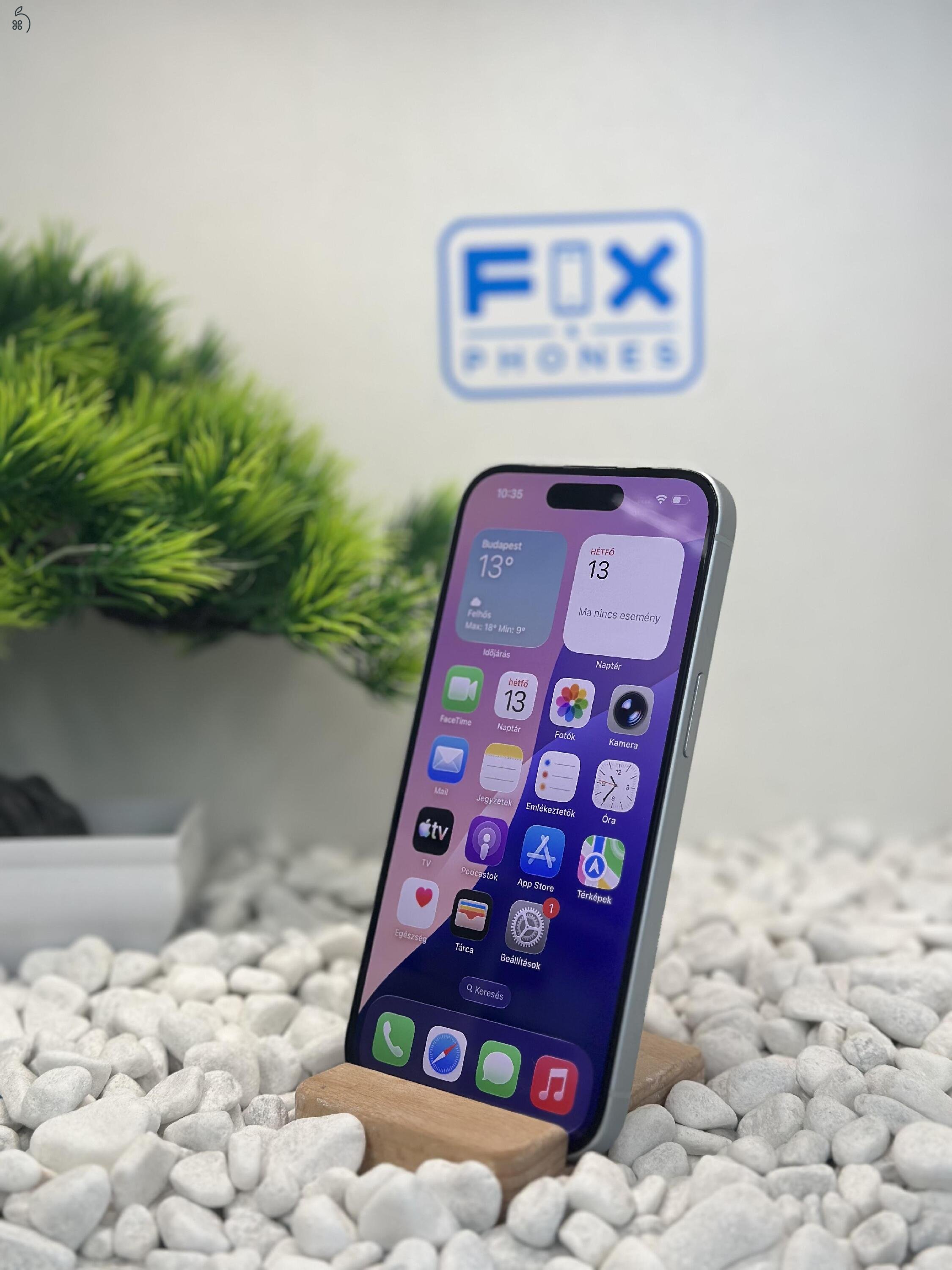 iPhone 15 128GB Független 100% akkumulátor Újszerű állapot