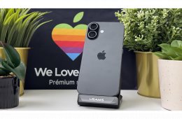 HIBÁTLAN iPhone 17, 256GB, Fekete, 100% akku, Független - 1ÉV Garancia, Számla