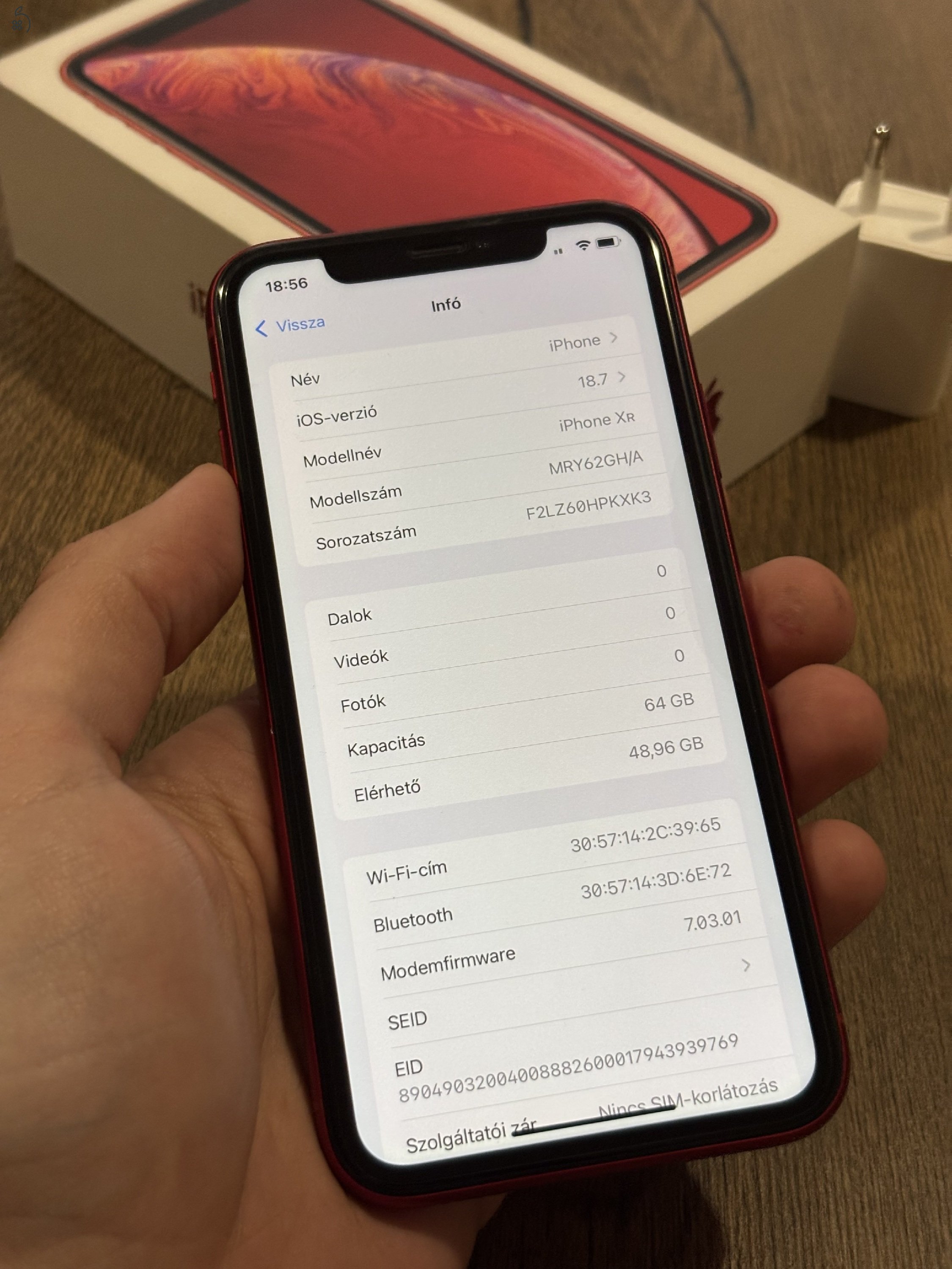 iPhone XR 64GB 100% akksi Független