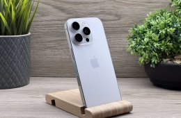 Hibátlan iPhone 16 Pro White Titanium 128GB 2 ÉV Garanciával 93%