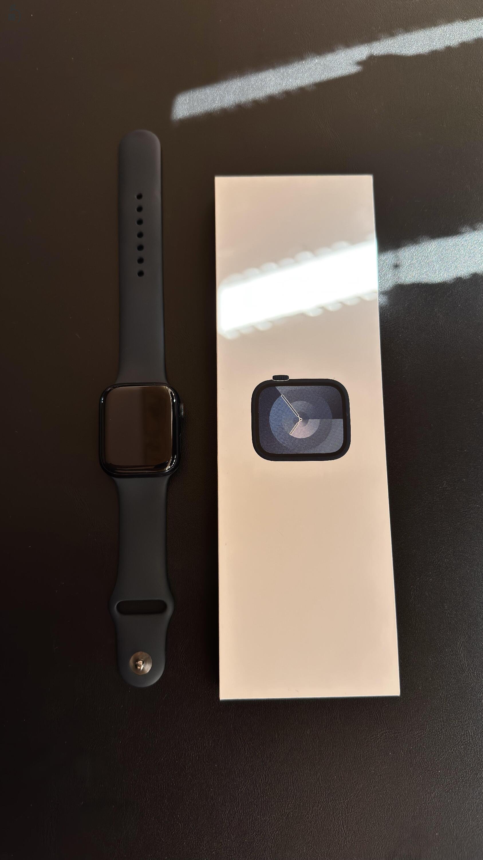 Apple Watch S9 éjkék 45mm Cellular (eSIM)