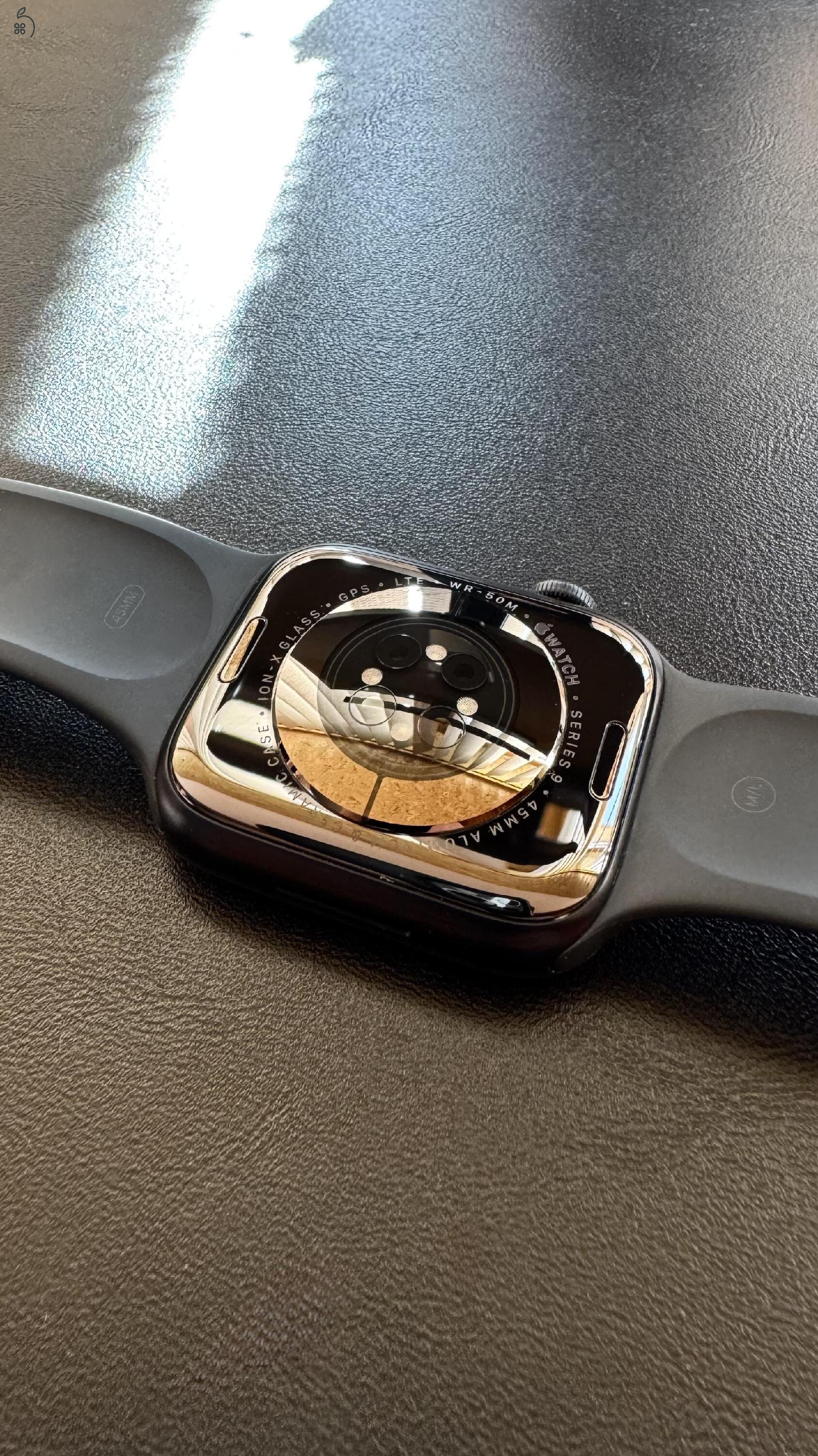 Apple Watch S9 éjkék 45mm Cellular (eSIM)