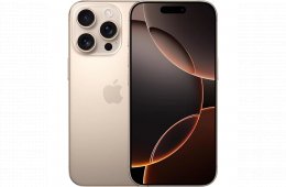 Nettó: 259.842 Ft iPhone 16 pro 128GB Sivatagi Titán - 27% ÁFA (0394)
