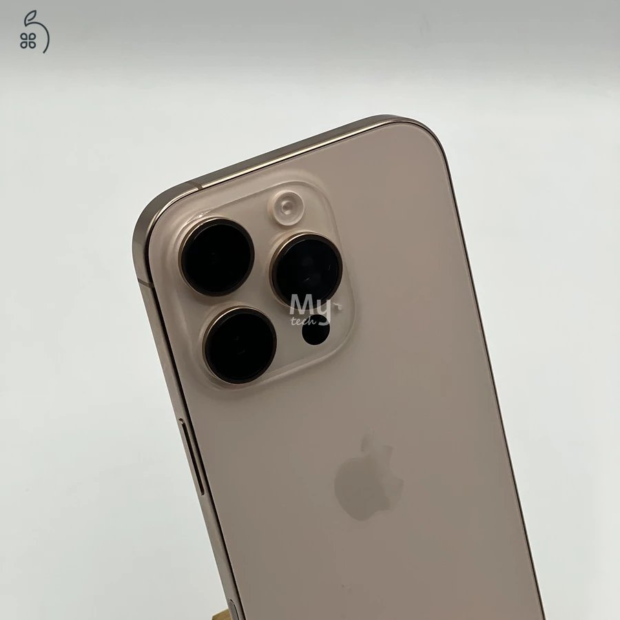 Nettó: 259.842 Ft iPhone 16 pro 128GB Sivatagi Titán - 27% ÁFA (0394)