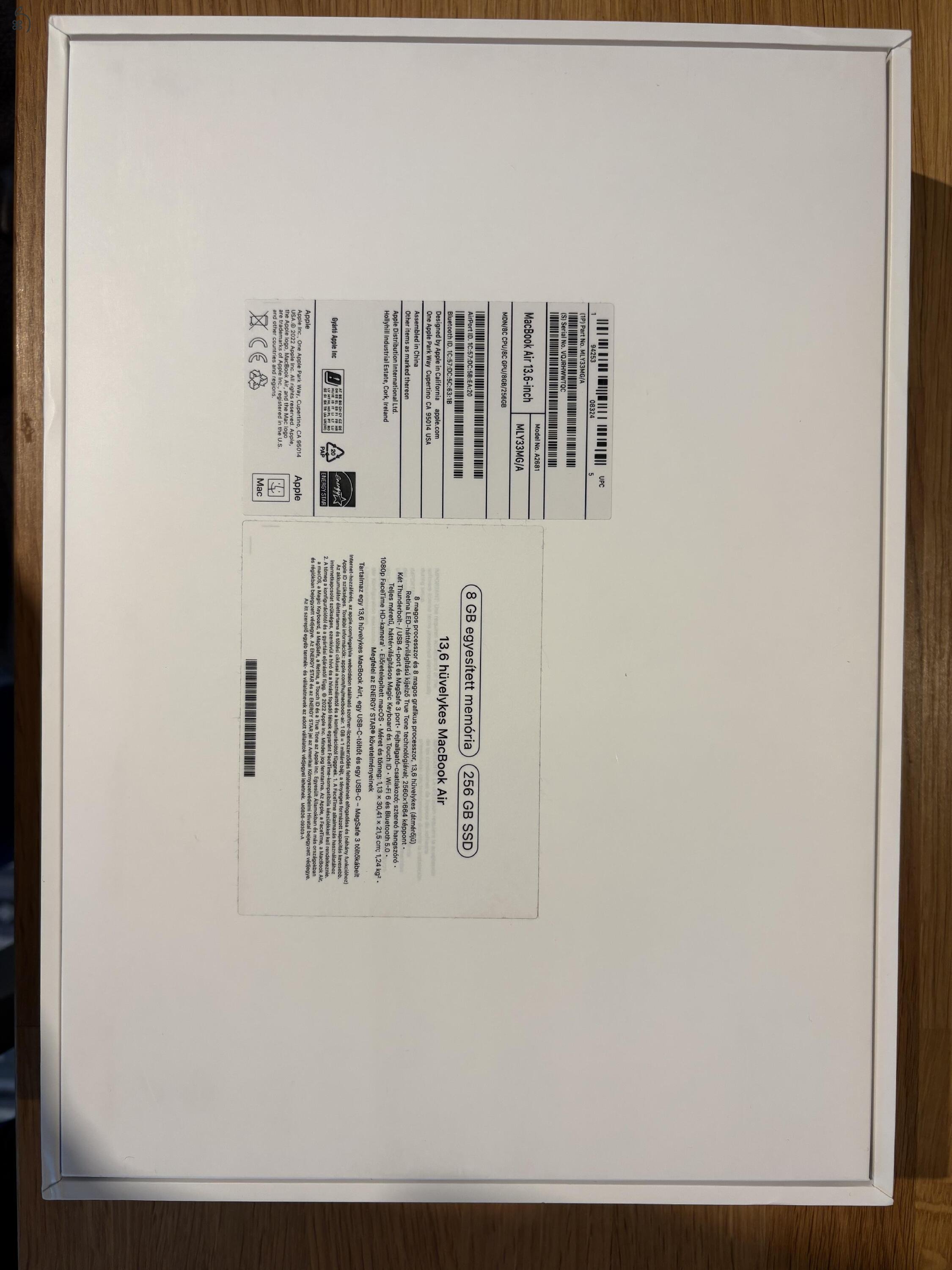 MacBook Air M2 8GB 256GB