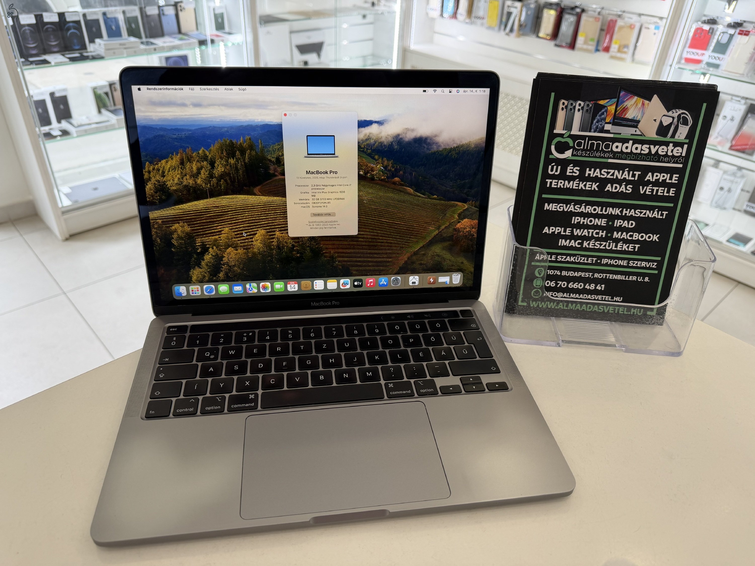 MacBook Pro 2020 Újszerű 13