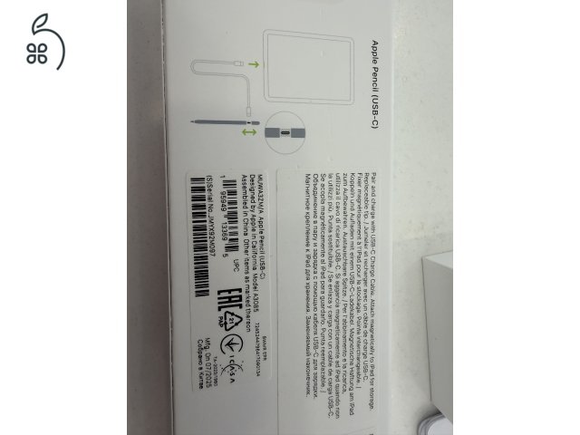 Apple Pencil USB-C A3085 Újszerű 1 hónap gar.
