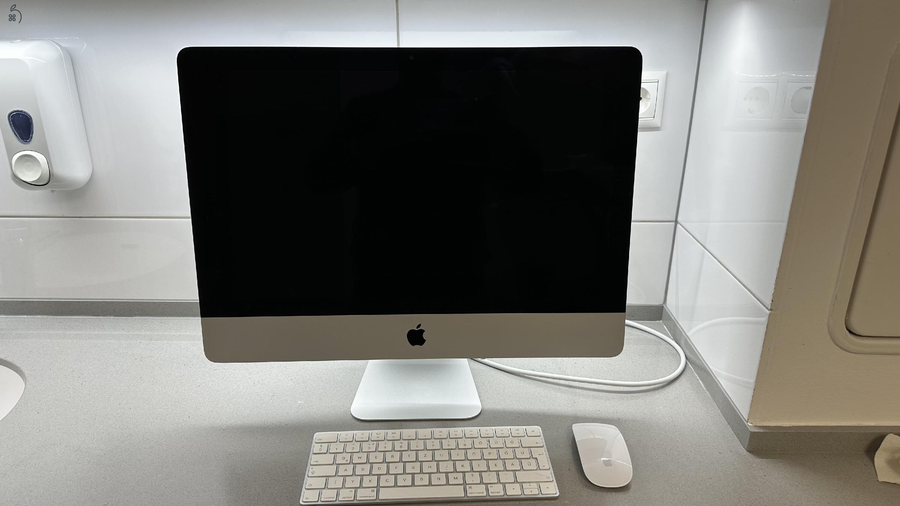 Apple iMac 21,5” 4K Retina, SSD, magyar billentyűzet + egér