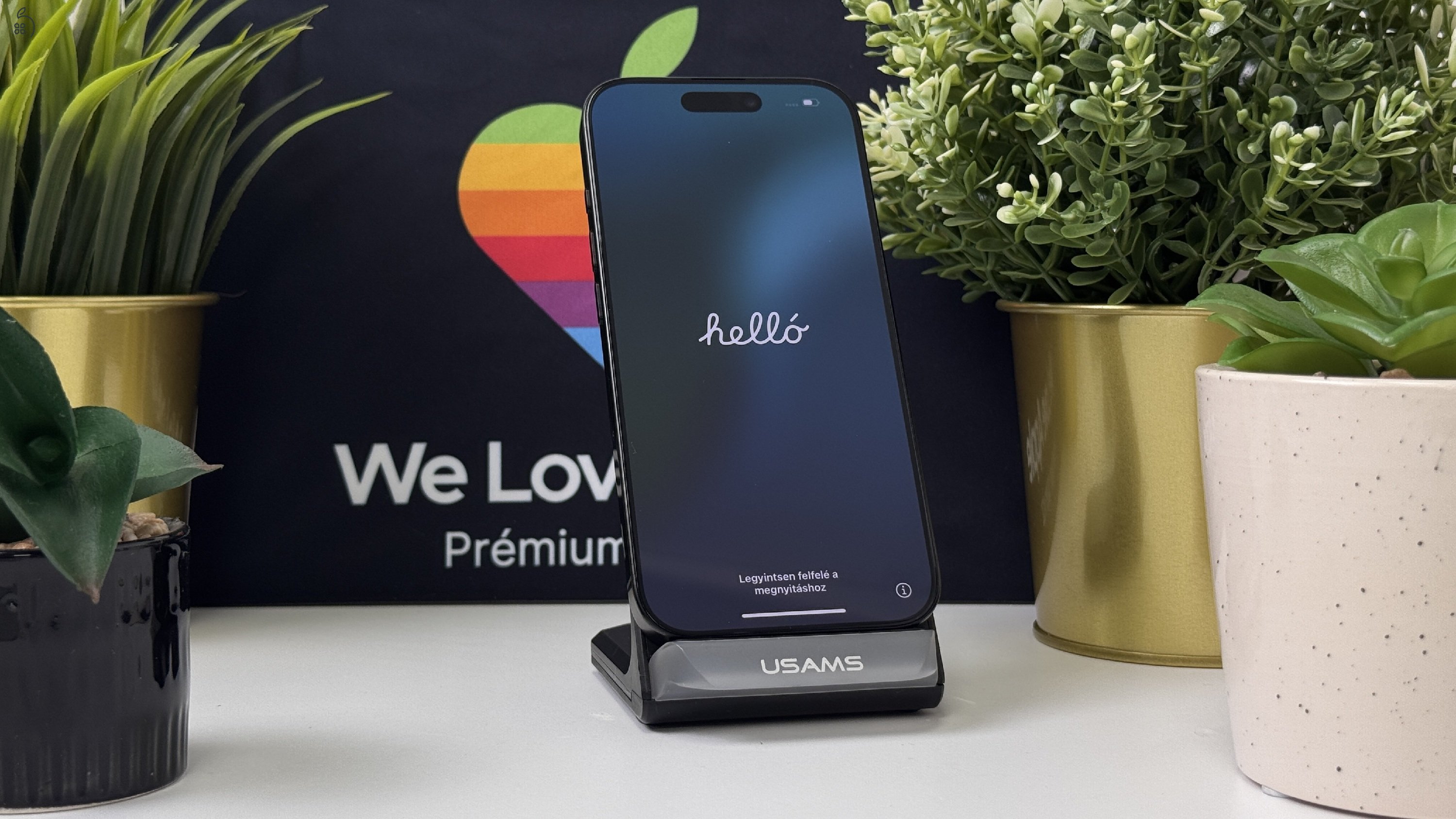 iPhone 16 Pro 256GB Fekete, Független - 1ÉV Garancia, Számla