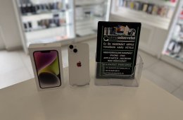 iPhone 14 128GB Független Újszerű 1 hónap gar./Akku 84%/p4839