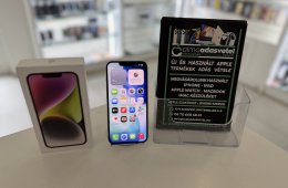 iPhone 14 128GB Független Újszerű 1 hónap gar./Akku 84%/p4839