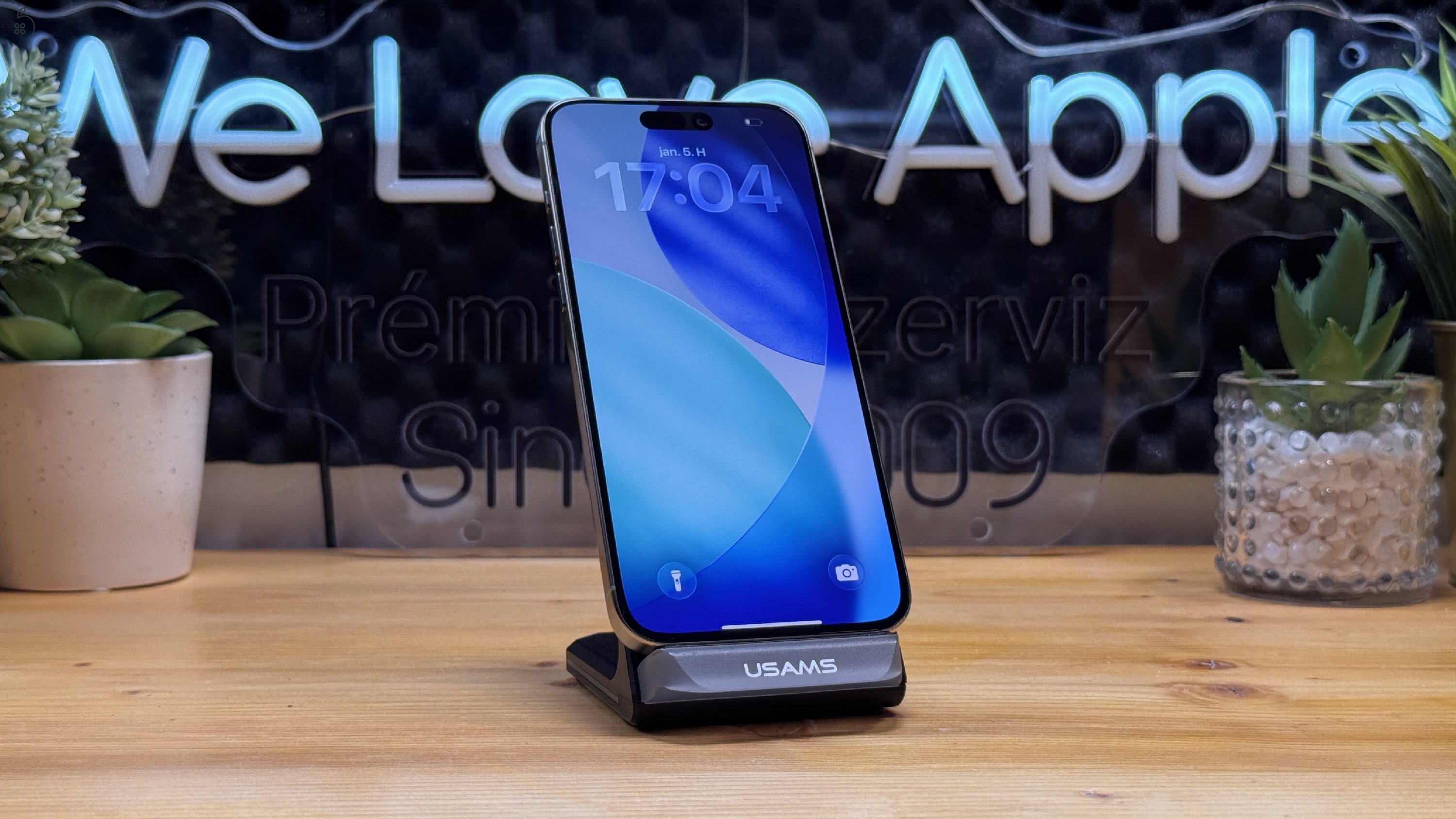 iPhone 15 Pro Max 256GB Natúr Titán, Független - 1ÉV Garancia, Számla