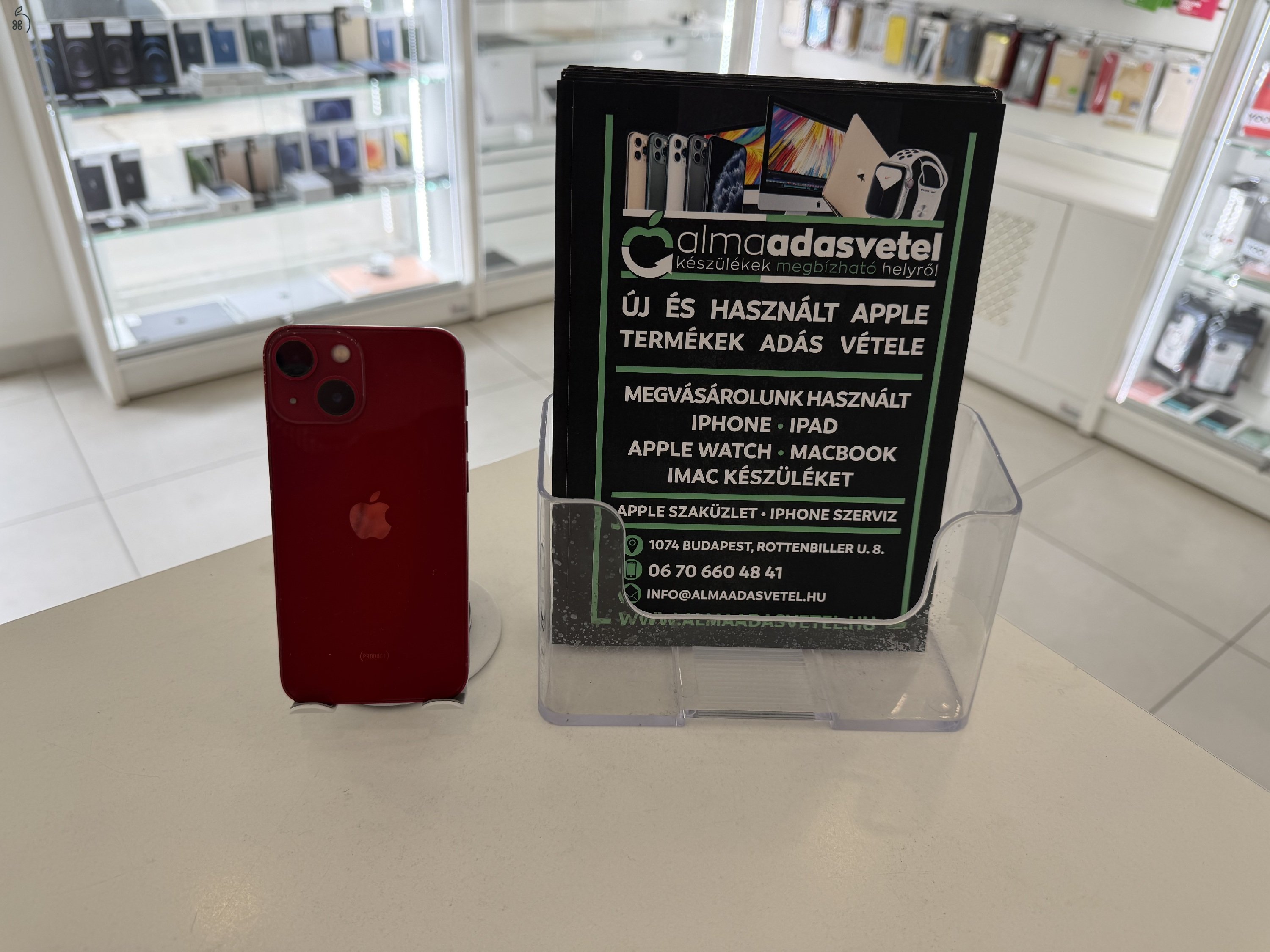 iPhone 13 Mini 128GB Független/1 hónap gar./Akku 100%/p4841