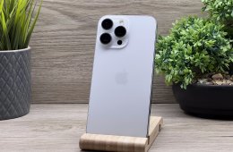 Hibátlan iPhone 16 Pro Max White Titanium 256GB 2 ÉV Garanciával 96%