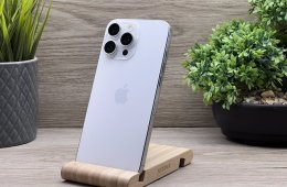 Hibátlan iPhone 16 Pro Max White Titanium 256GB 2 ÉV Garanciával 99%