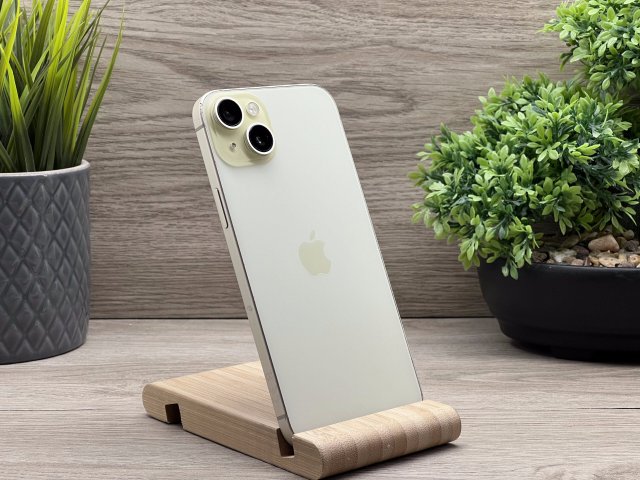 iPhone 15 Plus Yellow 128GB 2 ÉV Garanciával 91%
