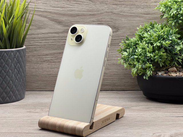 iPhone 15 Plus Yellow 128GB 2 ÉV Garanciával 91%