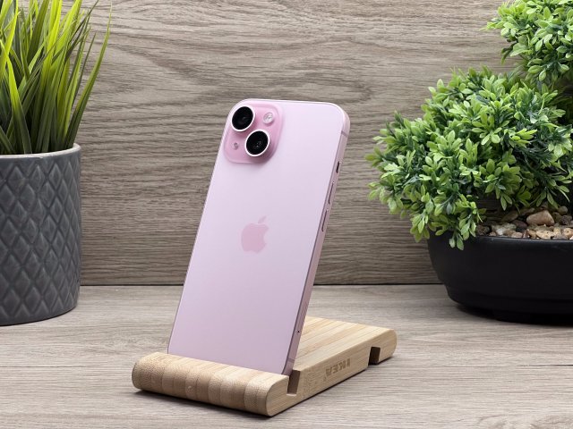 iPhone 15 Pink 128GB 2 ÉV Garanciával 90%
