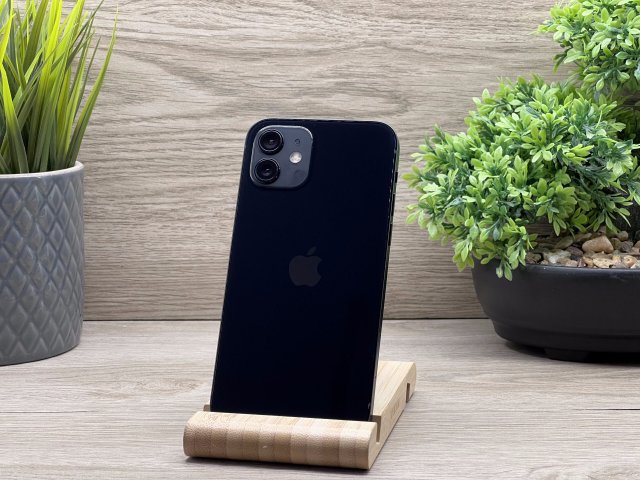 iPhone 12 Black 128GB 2 ÉV Garanciával 90%