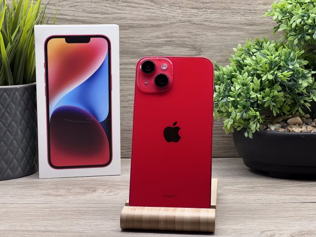 iPhone 14 Red 128GB 2 ÉV Garanciával 100%