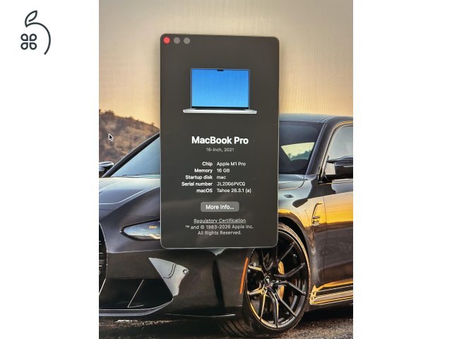 Eladó M1 Pro Macbook Pro (2021, 16 , 512GB, 16GB) 